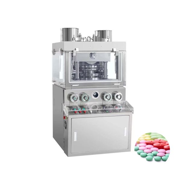 Max Tablet Diameter 27mm High Speed Output Tablet Compacting Pressing Machine PLC Control