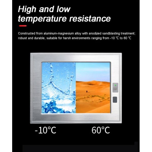 10.1 inch Custom IP65 IP67 1000 Nits Embedded Pc Win 10 All in One Fanless Embedded Touchscreen industrial all-in-one computers