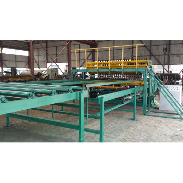 Deformed Steel Wire Mesh Machine , Concrete Rebar Mesh Welding Machine