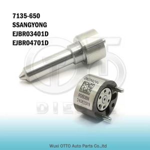 Quality Nozzle-Valve Kit 7135-650 Delphi Injector Repair Kit With L157PBD Nozzle And 28239294 Control Valve for sale