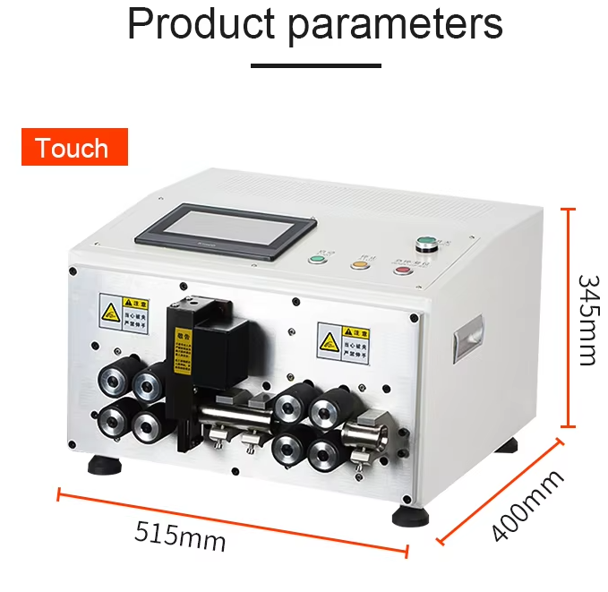 High Speed 6-180 mm² Automatic Computerized Cable Wire Stripping Machine EV Charge Cable Cutting Machine