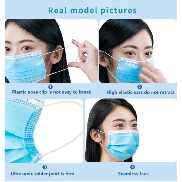 Soft 50pcs / Box Earloop Medical Mask