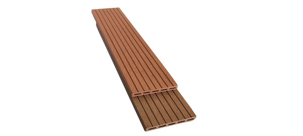 Outdoor 71mm 9mm Wood Plastic Composite Decking