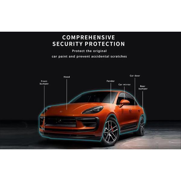 Navarra Blue Color Car Ppf Film Roll , Vehicle Paint Protection Film Aging Resistance