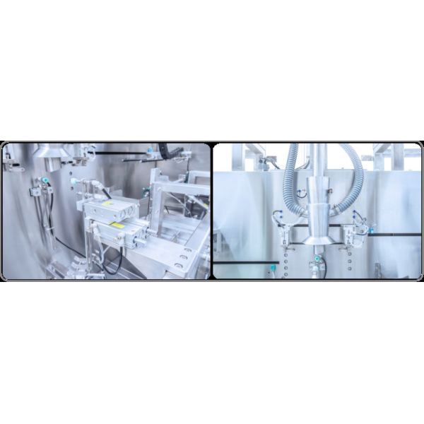 2.5KW Horizontal Pouch Packing Machine Linear Cylinder Feed Bag Packing Machine SUS304
