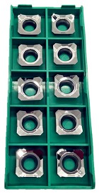 Carbide Inserts For Aluminum SEHT1204AFFN-X83 Precise Dimension
