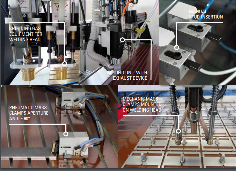 BTH CNC The Fully Automatic Series Z Stud Welding Machines, Working Areas Enable the Customer - Specific Design
