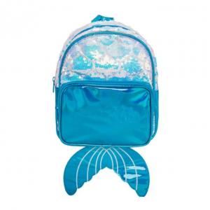 Quality Customized Logo Waterproof Mermaid Blue Duffel Bags Kids School Bags Backpack for sale