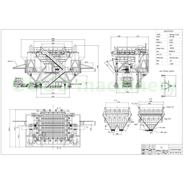 50 CBM Bulk Material Hoppers