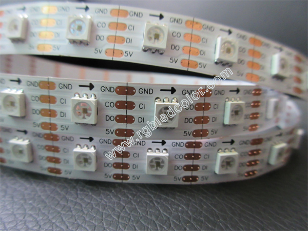 color chasing dmx programmable control strip apa102