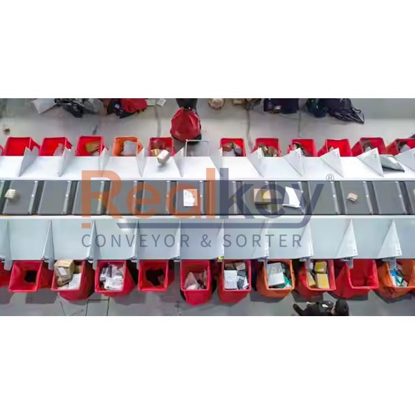 High-Speed Automated E-commerce Cross Belt Sorter Accurate Efficient Streamlined