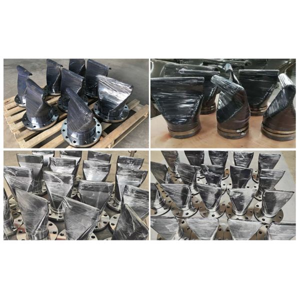 SS304 Duckbill Check Valve DN100 Corrosion-Resistant Nitrile Rubber Flanged Sewage Valve