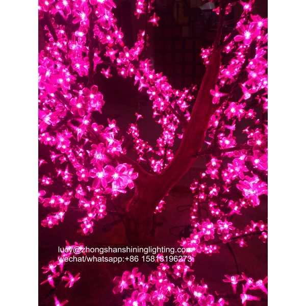 outdoor artificial trees with lights