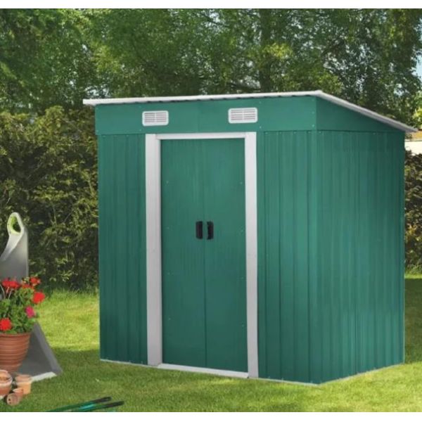 Garden Shed Metal Utility Tool Storage Outside Storage House