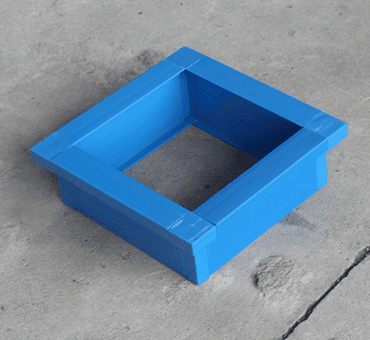 Compact Plastic / Galvanized V Bank Air Filter Frame Medium Efficiency
