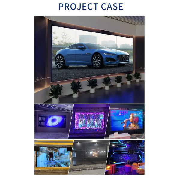 75 Inch Commercial High Performance Vertical Modular Large Splicing Screen Narrow Bezel Art Die Casting Steel Panel Video Wall Display