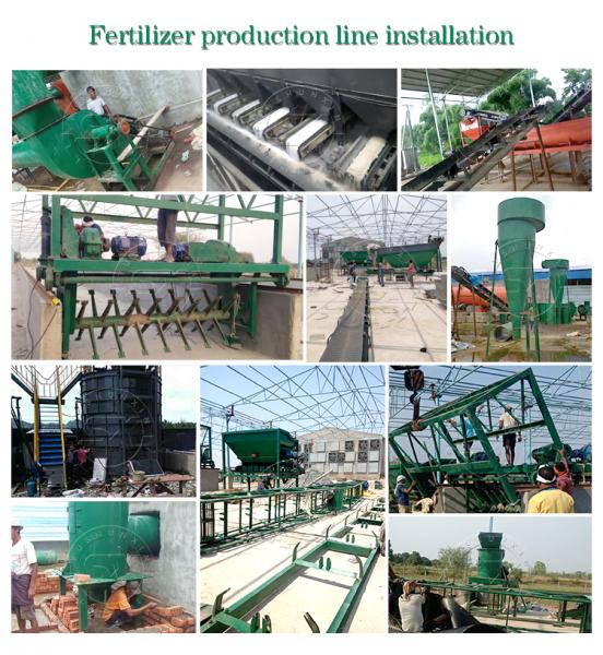 Complete chicken manure organic fertilizer pellet production line for sale