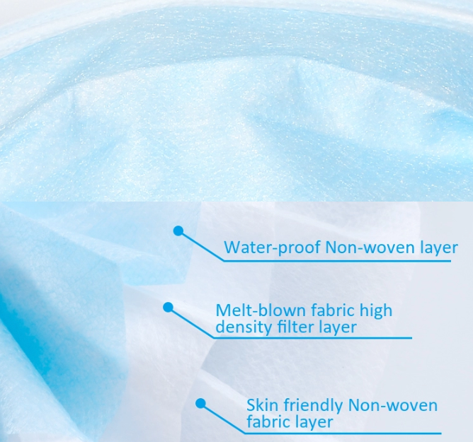 GBT32610-2016 Non Woven Earloop Face Mask