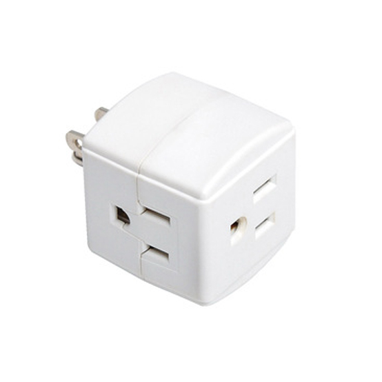 Wall Power Socket And Wall Tap One Input One Outlet UL cUL passed