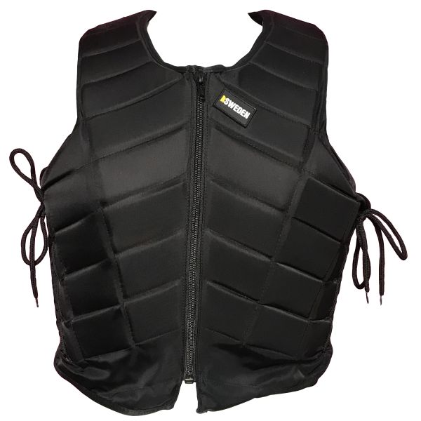 CE Certification Black Horse-Riders Body Vest for Lightweight Care and Protection