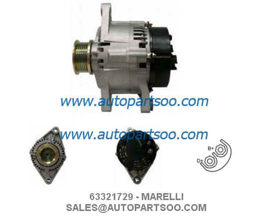 063377491010 63377491 - MARELLI Alternator 12V 140A Alternadores