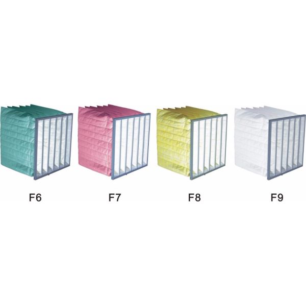 Washable Synthetic Pocket Air Filter ABS Plastic Frame F9 Bag Filter