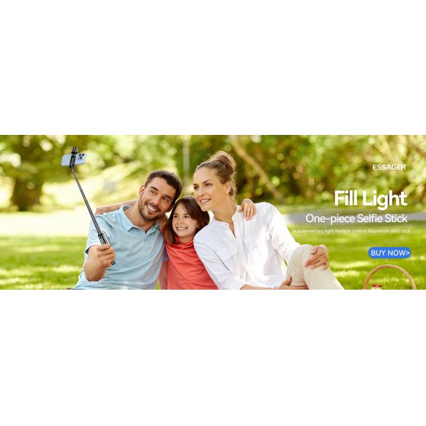 Bluetooth Remote Control Long Selfie Stick Adjustable For Mobile Phones