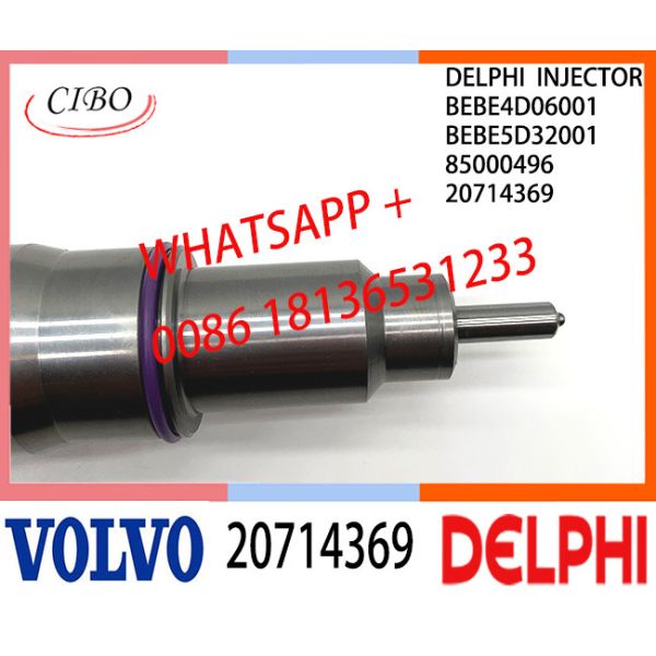 Common Rail Fuel Diesel Injector 20714369 BEBE4D06001 BEBE5D32001 85000496 E3.18 for VOL D16 US04 / 3144