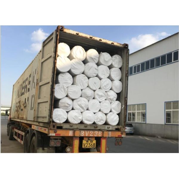 PET Non Woven Geotextile Geosynthetic Fabric Continuous Filament 1m - 6m Width