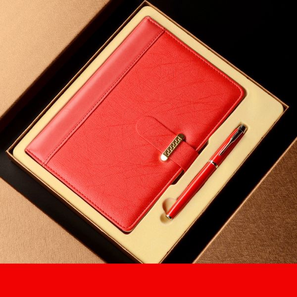 A5 Hardcover Magnet Closed Buckle Notebook and Pen Stationery Set Limited Stock
