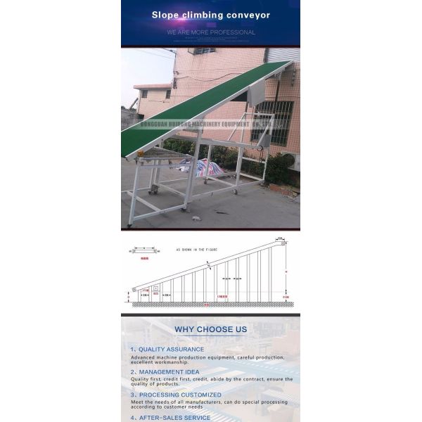 Flat Grain Belt Assembly Line Roller Conveyors Low Profile Belt Conveyor