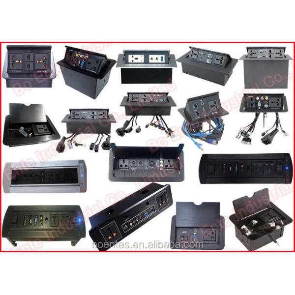 Pop Up Type Conference Table Power Outlet For Office Furniture