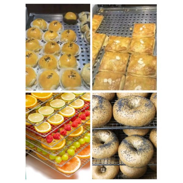 304 Perforated Ss Wire Mesh Tray For Drying Fruit Mesh Metal Tray