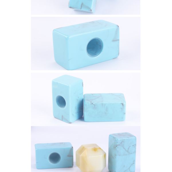 Non Spill Resin Marble Perfume Bottle Cap Custom Logo For Perfume Bottle