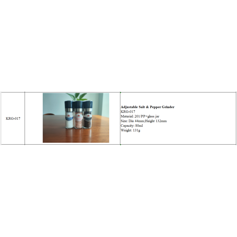 Adustable Salt&Pepper Grinder / Mill Customizable Plastic Grinders