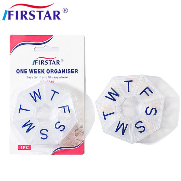 OEM Weekly Pill Box Organizer Unique Open Large Compartments