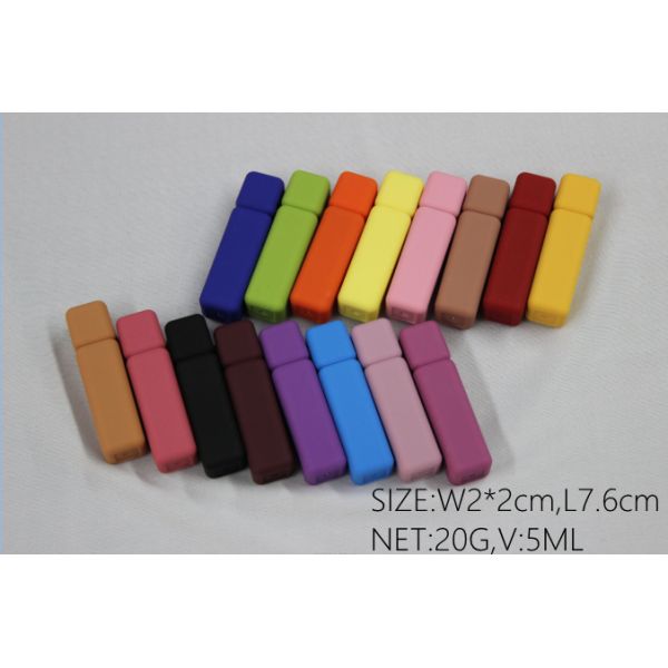 Cosmetic Packaging 7ml Personalized Empty Lip Gloss Tubes Screen Printing