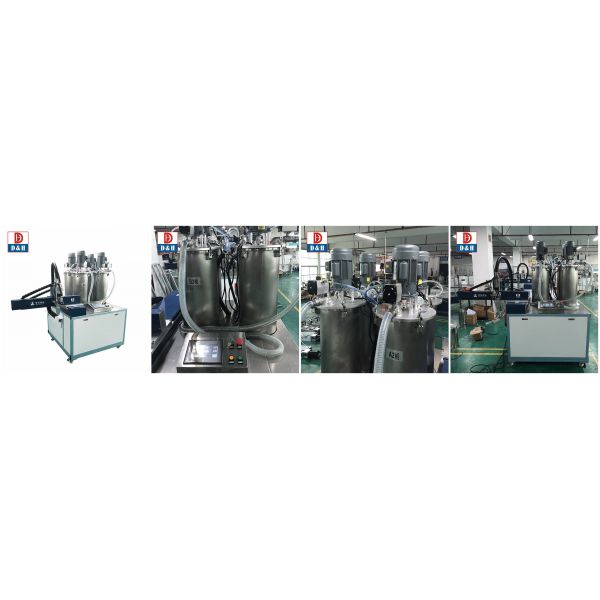 Automatic Spray Glue Machine for Double Position Epoxy Resin Dispensing and Potting
