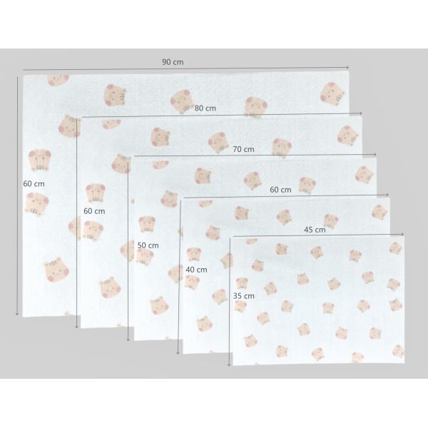 Waterproof Biodegradable Disposable Changing Pad Liners Disposable Diaper Changing Mat