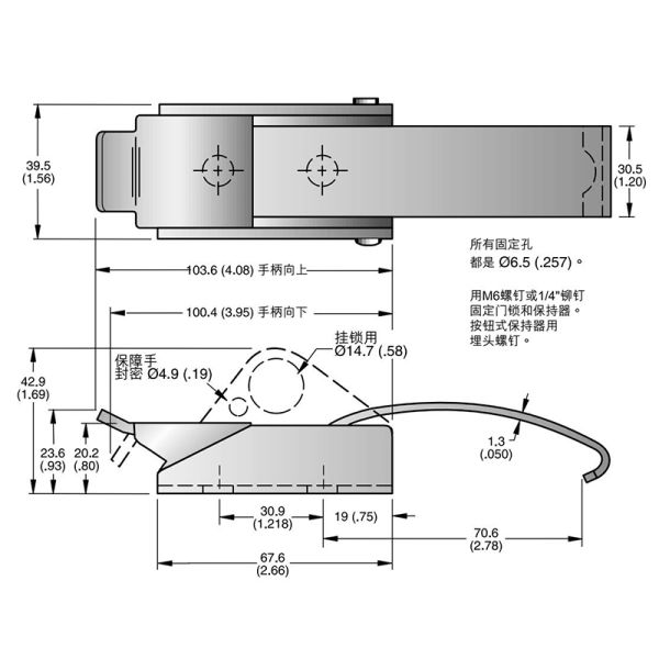 Large Over Center Lockable Draw Latch 155*43*40 For Heavy Wooden Box