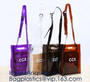 Quality Custom Logo Home Textile Clear Vinyl PVC Plastic Quilt Blanket Zipper Bag With Handles,promotional pvc shopping bag for sale