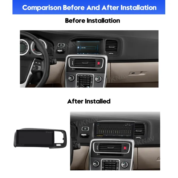 2011-2014 S60 Touch Screen Car Stereo Radio Tesla Style Android Multimedia Player