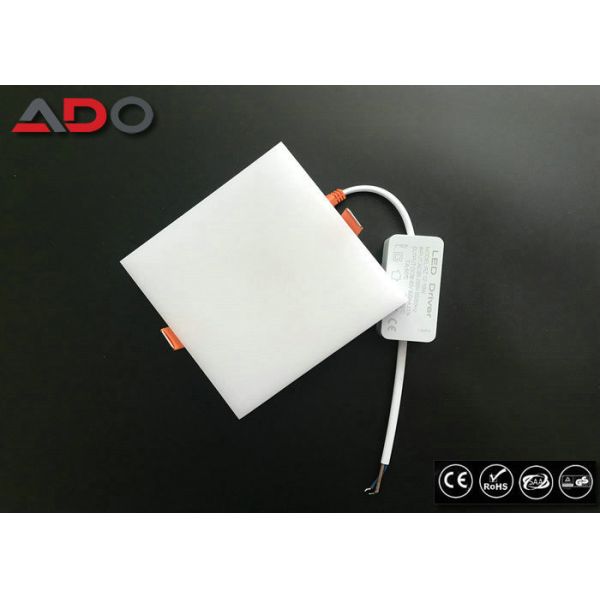 Frame Less LED Slim Panel Light PC 12 Watt 3000K 6000K 0.9PFC Square Shape