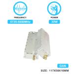 Anti Drone Module 30W 5.8g Drone Jamming Uav Signal Jammer Module With GAN And