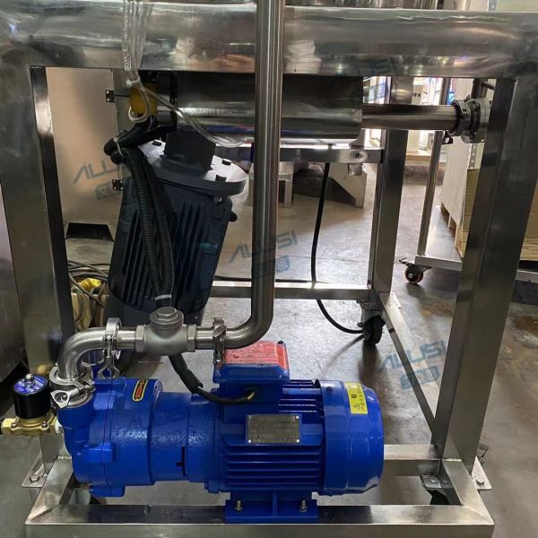 0-65rpm Defoaming Vacuum Emulsifier Mixer With High Speed Disperser