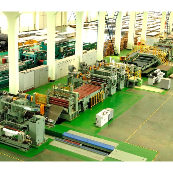 28 T Coil Weight Steel Coil Slitting Line with Uncoiling Leveling Shearing Machine