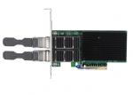 Femrice 40Gbps Dual Port Gigabit Ethernet PCIe x8 Server Adapter Intel X710