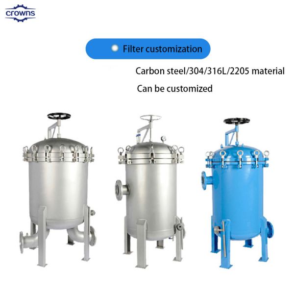 High Pressure Multi Cartridge Filter Housing with Back Flush Function for Beer & Beverage Industry