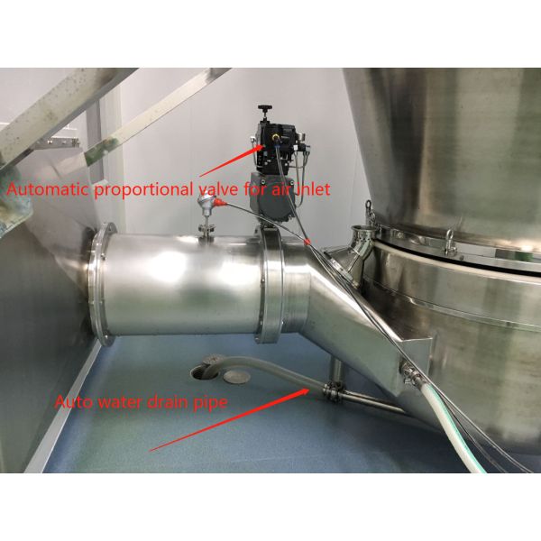 Fluid Bed Dryer 160-240Kg/Batch 0.4-0.6Mpa PLC Control Touch Screen FL-200