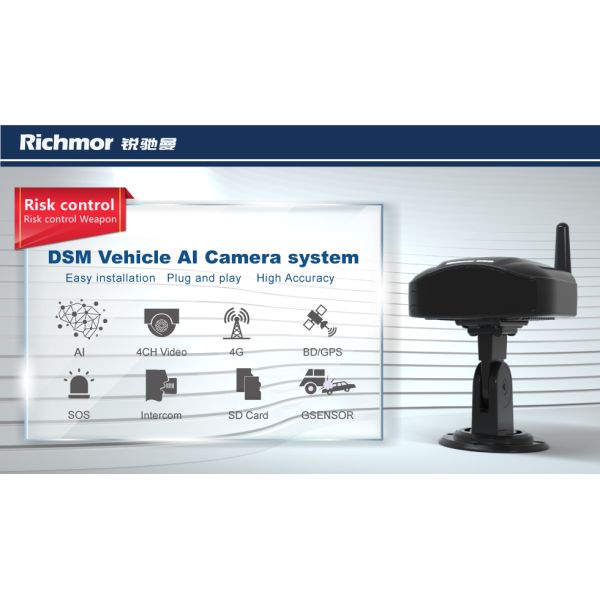 8-36V Voltage Richmor OEM Mobile DVR System for Truck Bus Car